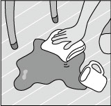 ケース５：水跡が生じた場合